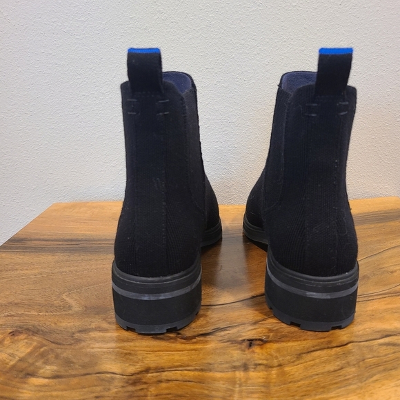 Rothy's The Lug Waterproof Boot in Onyx Black -NWOT - Picture 5 of 11